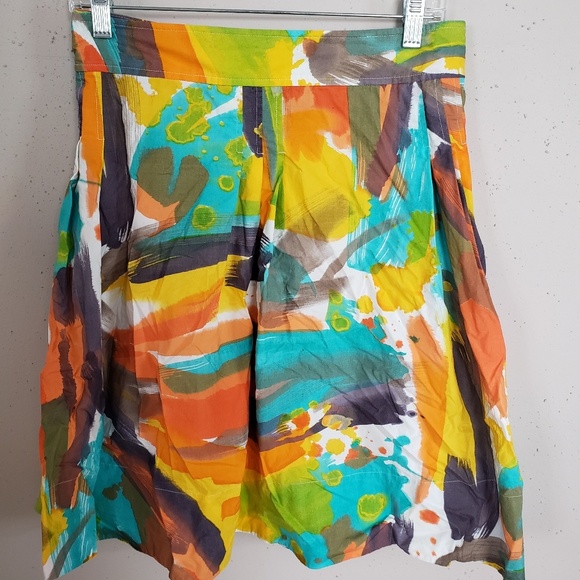 DKNY C Multicolor Skirt WomenSize 14 - Picture 3 of 3